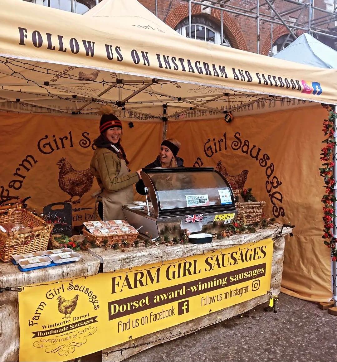 Farmgirl Sausages stall
